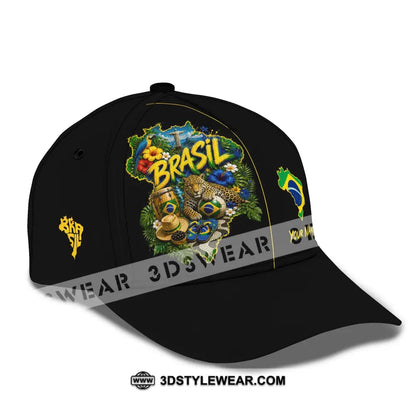 Personalized Cap Customized Brasil Classic Cap - CLASSIC CAP / UNIVERSAL FIT - Cap