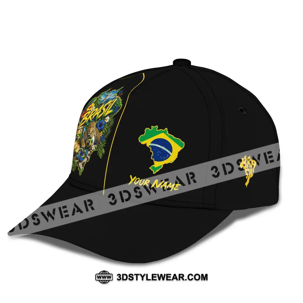 Personalized Cap Customized Brasil Classic Cap - CLASSIC CAP / UNIVERSAL FIT - Cap