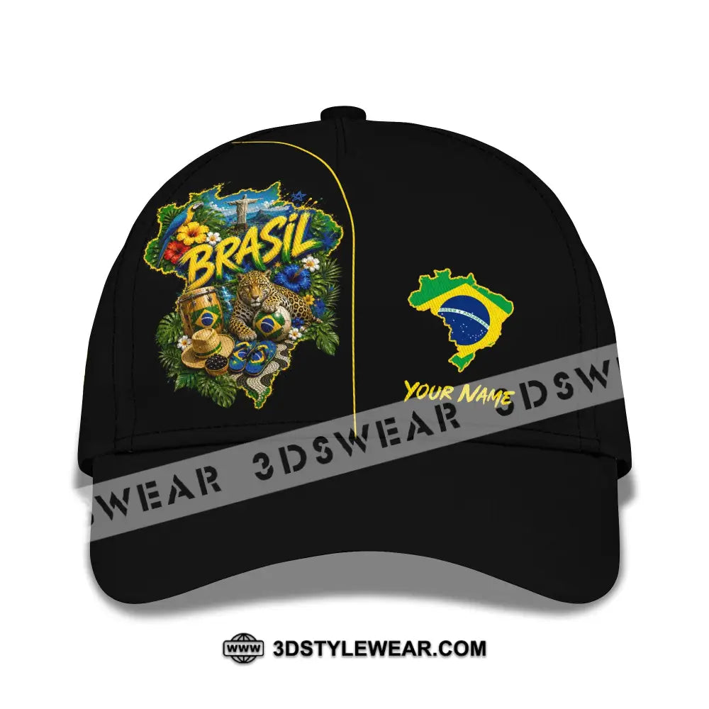 Personalized Cap Customized Brasil Classic Cap - CLASSIC CAP / UNIVERSAL FIT - Cap