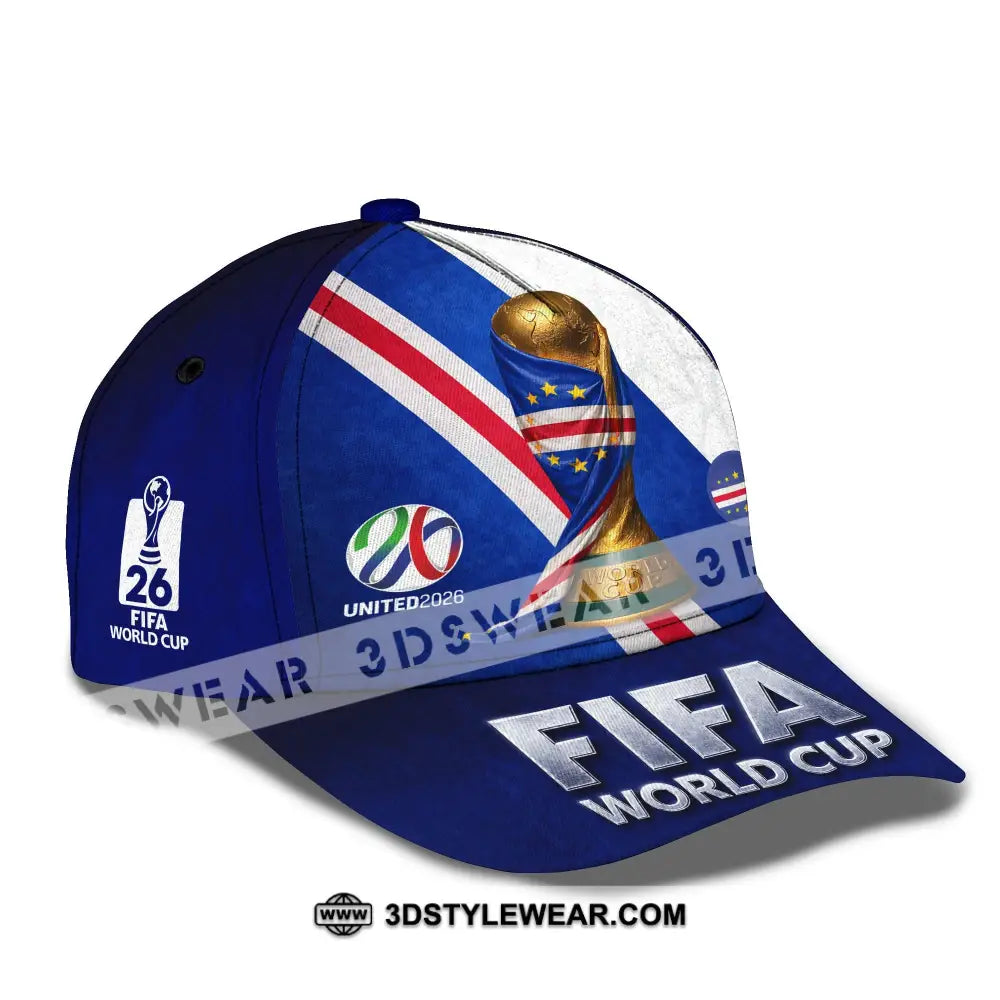 Personalized Cap Customized Cabo Verde World Cup 2026 Classic Cap - CLASSIC CAP / UNIVERSAL FIT - Cap