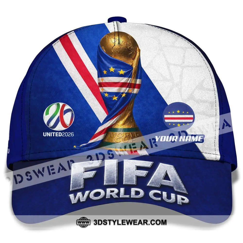 Personalized Cap Customized Cabo Verde World Cup 2026 Classic Cap - CLASSIC CAP / UNIVERSAL FIT - Cap