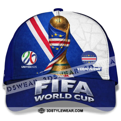 Personalized Cap Customized Cabo Verde World Cup 2026 Classic Cap - CLASSIC CAP / UNIVERSAL FIT - Cap
