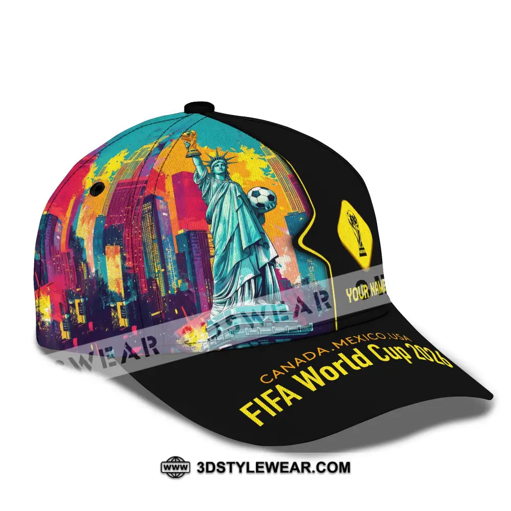 Personalized Cap Customized Canada - Mexico - USA Fifa World Cup 2026 Classic Cap CLASSIC CAP / UNIVERSAL FIT Cap