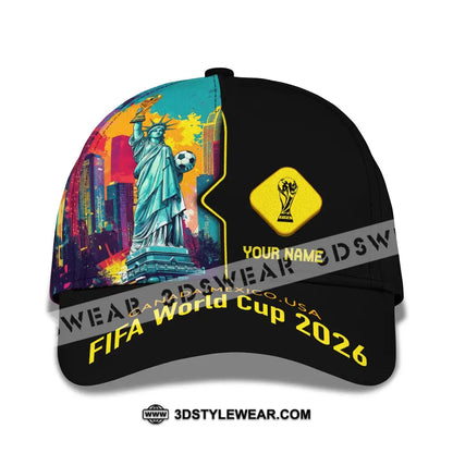 Personalized Cap Customized Canada - Mexico - USA Fifa World Cup 2026 Classic Cap CLASSIC CAP / UNIVERSAL FIT Cap