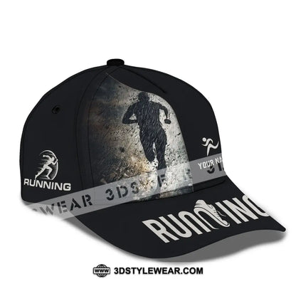 Personalized Cap Customized Marathon Running Lover Sport Classic Cap - CLASSIC CAP / UNIVERSAL FIT - Cap