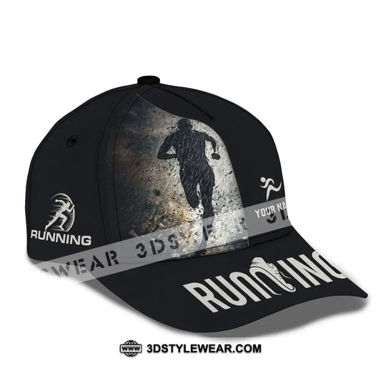 Personalized Cap Customized Marathon Running Lover Sport Classic Cap - CLASSIC CAP / UNIVERSAL FIT - Cap
