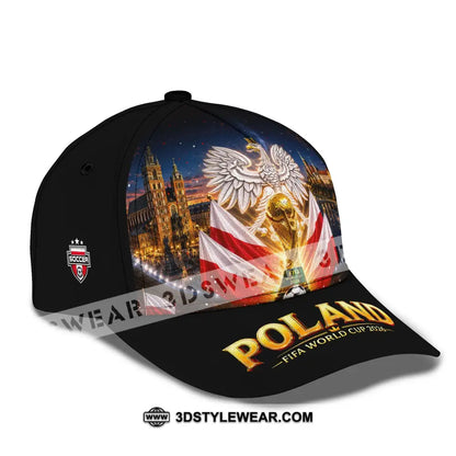 Personalized Cap Customized Poland World Cup 2026 Classic Cap - CLASSIC CAP / UNIVERSAL FIT - Cap