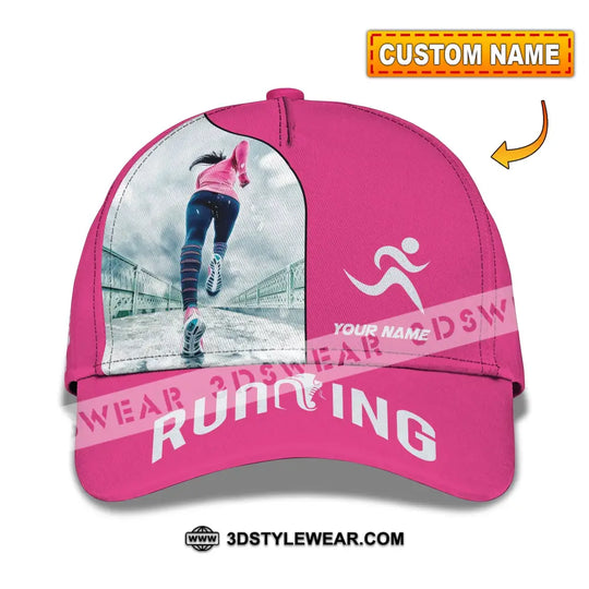 Personalized Cap, Customized Run For Fun, Running Lover Sport Classic Cap style option 1