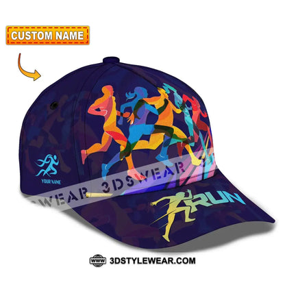 Personalized Cap Customized Running Classic Cap - CLASSIC CAP / UNIVERSAL FIT - Cap