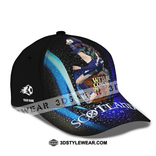 Personalized Cap, Customized Scotland We'll Be Coming 26 Classic Cap style option 3