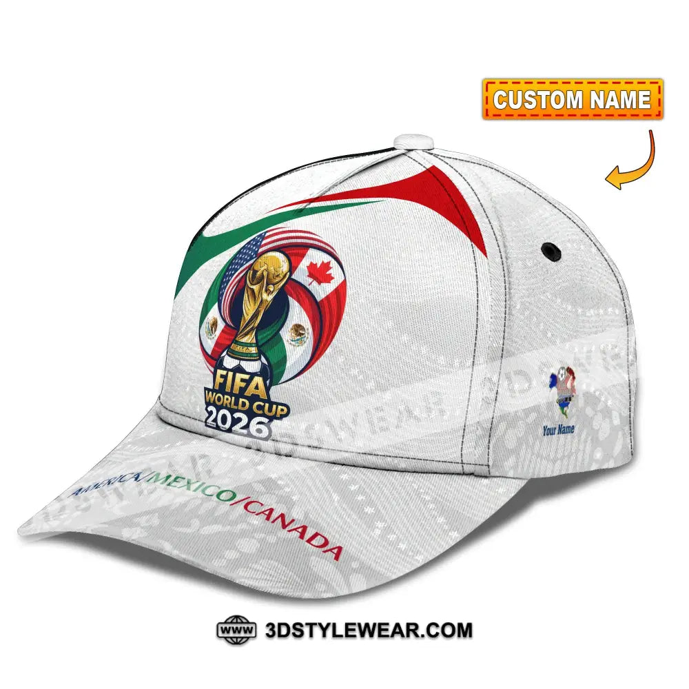 Personalized Cap Customized World Cup 2026 Classic Cap - CLASSIC CAP / UNIVERSAL FIT - Cap