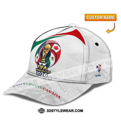 Personalized Cap Customized World Cup 2026 Classic Cap - CLASSIC CAP / UNIVERSAL FIT - Cap