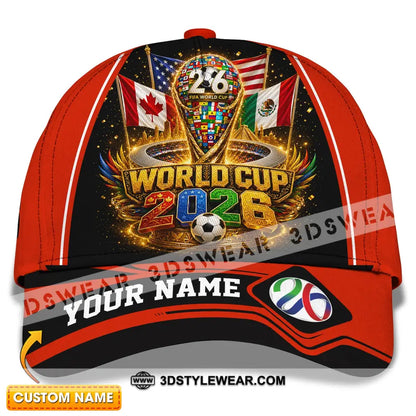 Personalized Cap Customized World Cup 2026 Classic Cap - CLASSIC CAP / UNIVERSAL FIT - Cap