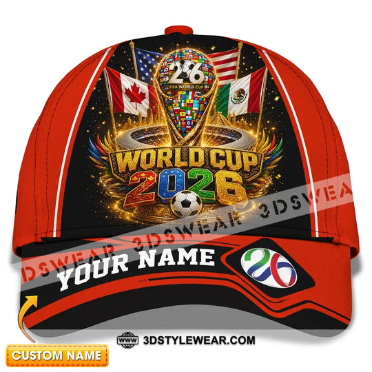 Personalized Cap, Customized World Cup 2026 Classic Cap style option 1