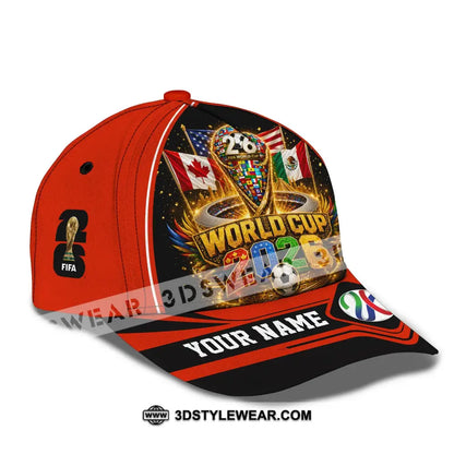 Personalized Cap Customized World Cup 2026 Classic Cap - CLASSIC CAP / UNIVERSAL FIT - Cap