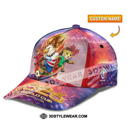 Personalized Cap Customized World Cup 2026 Classic Cap CLASSIC CAP / UNIVERSAL FIT Cap
