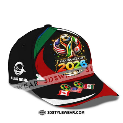 Personalized Cap Customized World Cup 2026 Classic Cap - CLASSIC CAP / UNIVERSAL FIT - Cap