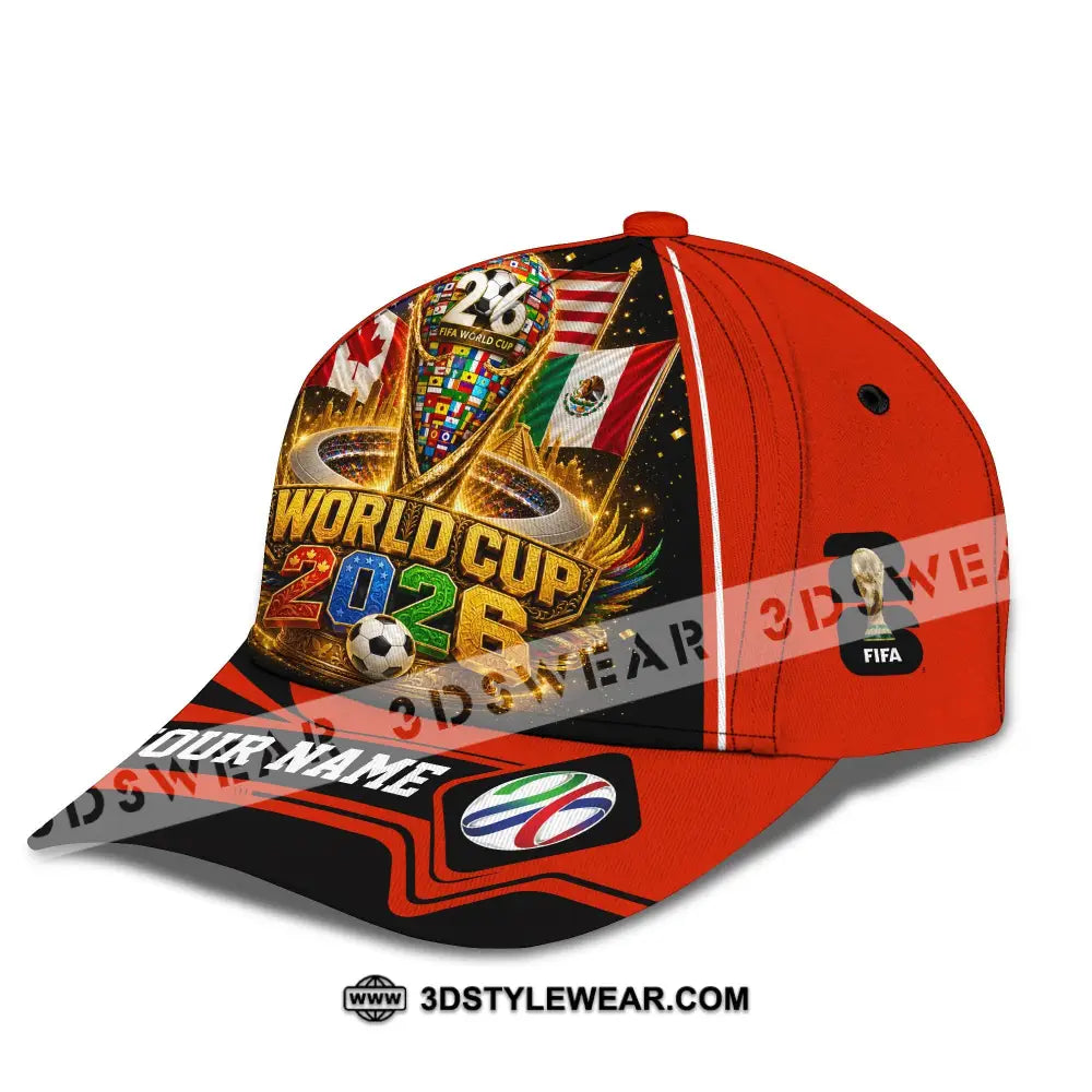 Personalized Cap Customized World Cup 2026 Classic Cap - CLASSIC CAP / UNIVERSAL FIT - Cap