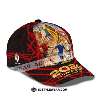 Personalized Cap Customized World Cup 2026 Classic Cap CLASSIC CAP / UNIVERSAL FIT Cap