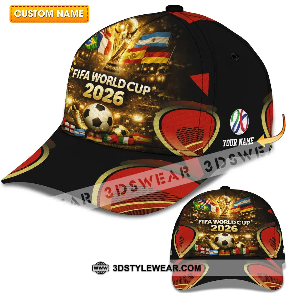 Personalized Cap Customized World Cup 2026 Classic Cap CLASSIC CAP / UNIVERSAL FIT Cap