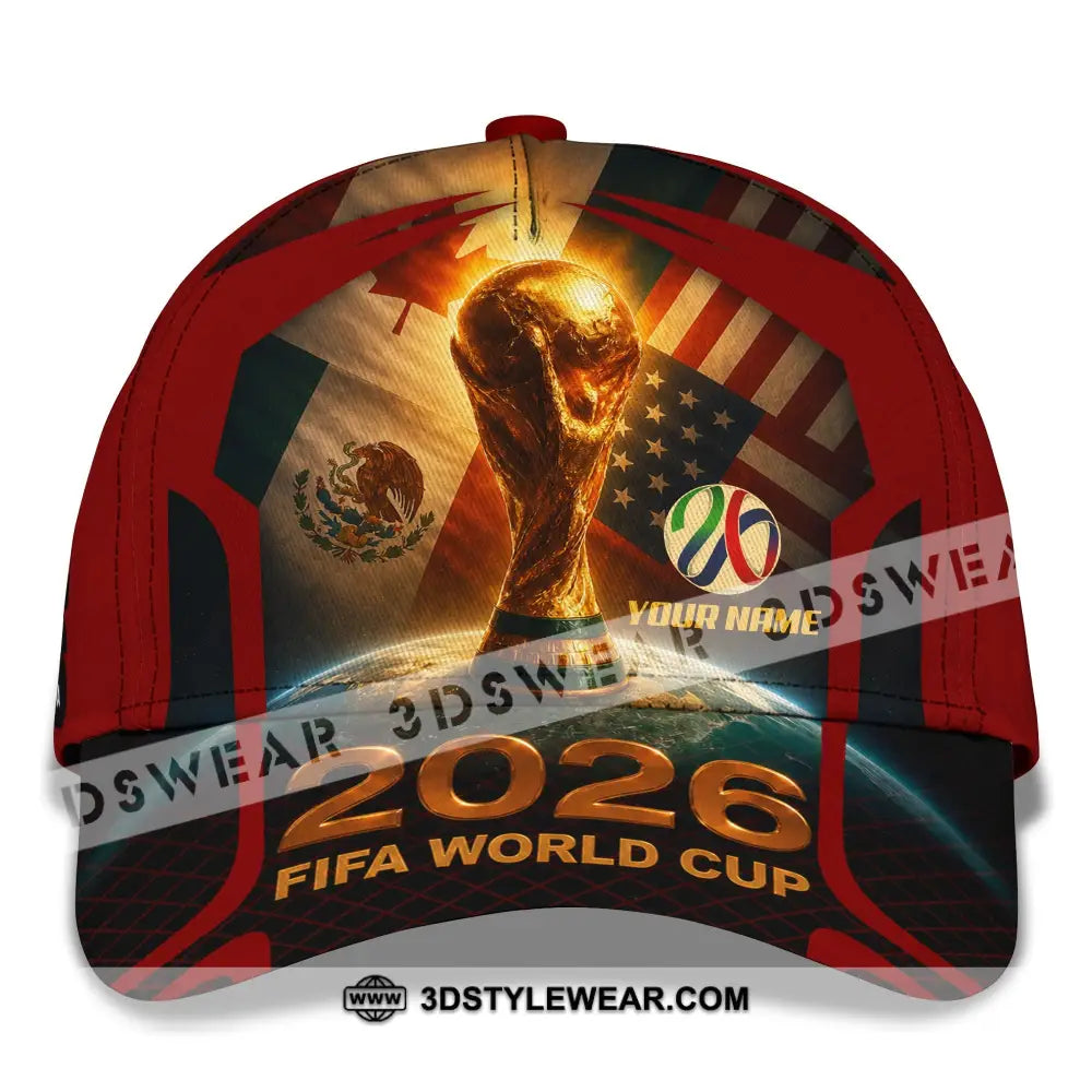 Personalized Cap Customized World Cup 2026 Classic Cap - CLASSIC CAP / UNIVERSAL FIT - Cap
