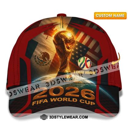 Personalized Cap Customized World Cup 2026 Classic Cap - CLASSIC CAP / UNIVERSAL FIT - Cap