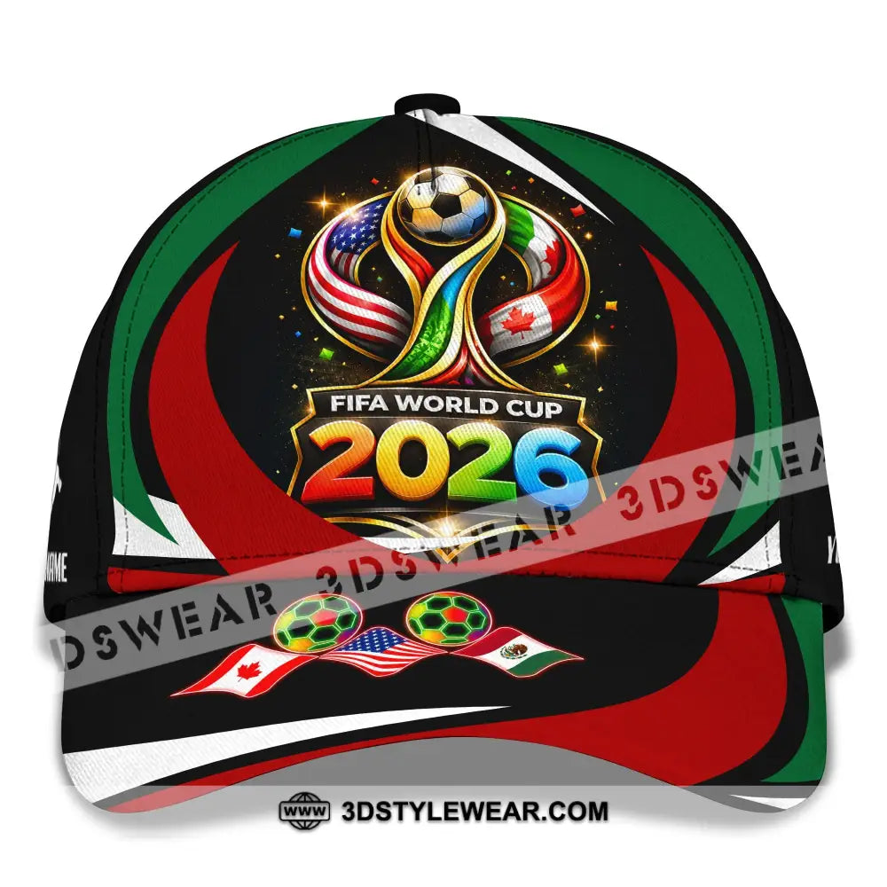 Personalized Cap Customized World Cup 2026 Classic Cap - CLASSIC CAP / UNIVERSAL FIT - Cap