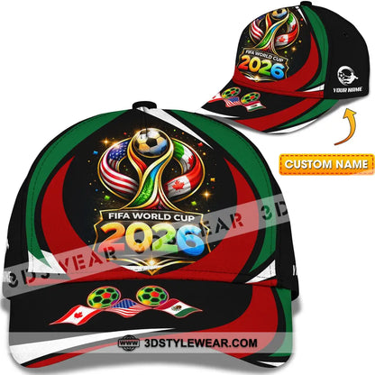 Personalized Cap Customized World Cup 2026 Classic Cap - CLASSIC CAP / UNIVERSAL FIT - Cap