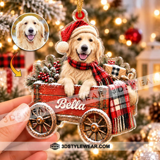Pet Lover Home Decor, Christmas Ornament, Personalized Ornament style option 4