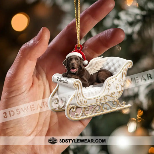 Pet Lover Home Decor, Christmas Ornament, Personalized Ornament style option 2