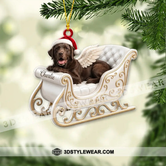 Pet Lover Home Decor, Christmas Ornament, Personalized Ornament style option 4
