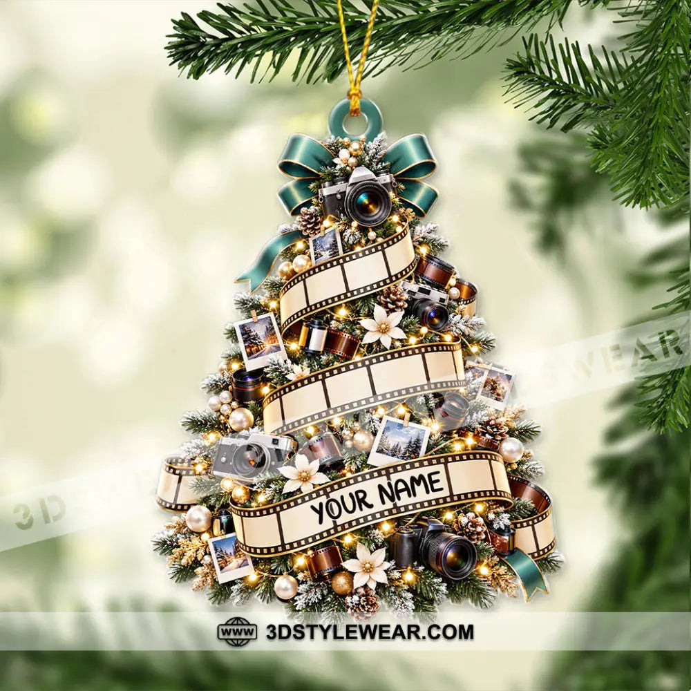 Photography Christmas Tree Home Decor Christmas Ornament Personalized Ornament - Ornament