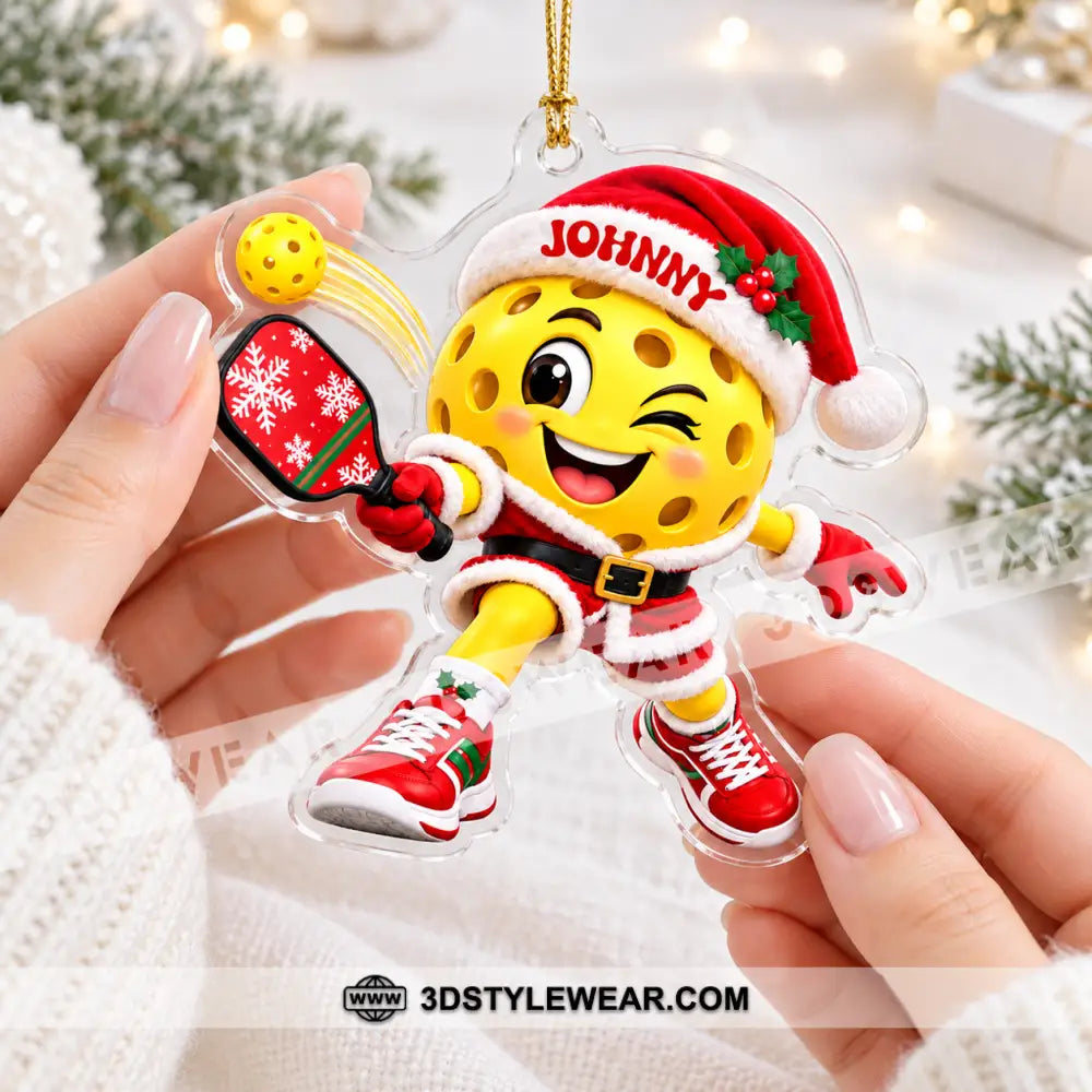Pickleball Home Decor Christmas Ornament Personalized Ornament - Ornament