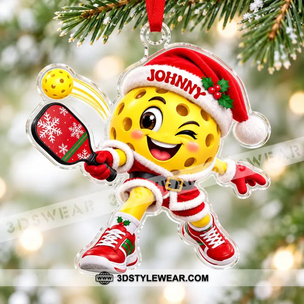 Pickleball Home Decor Christmas Ornament Personalized Ornament - Ornament