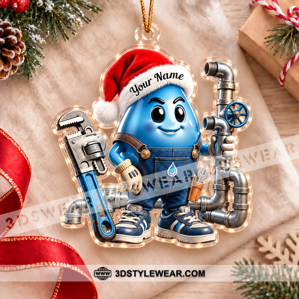 Plumber Home Decor Christmas Ornament Personalized Ornament - Ornament