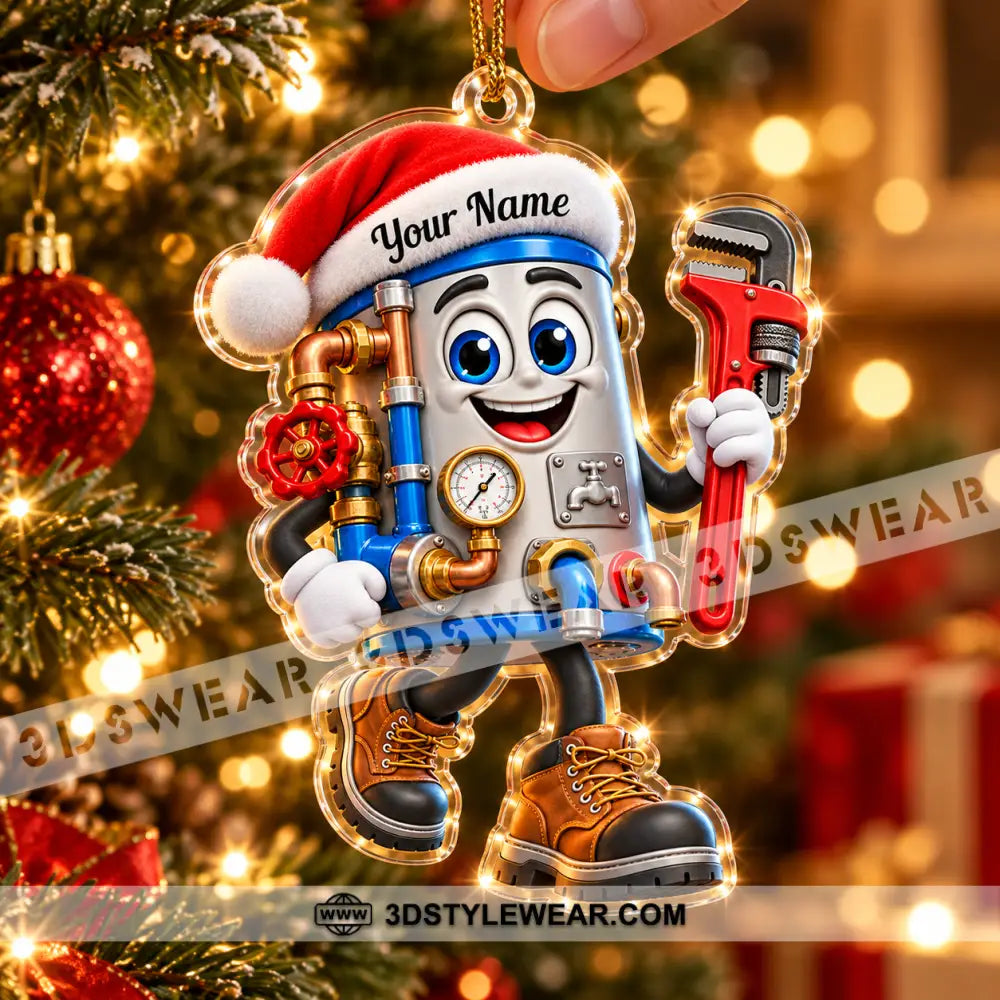 Plumber Home Decor Christmas Ornament Personalized Ornament - Ornament