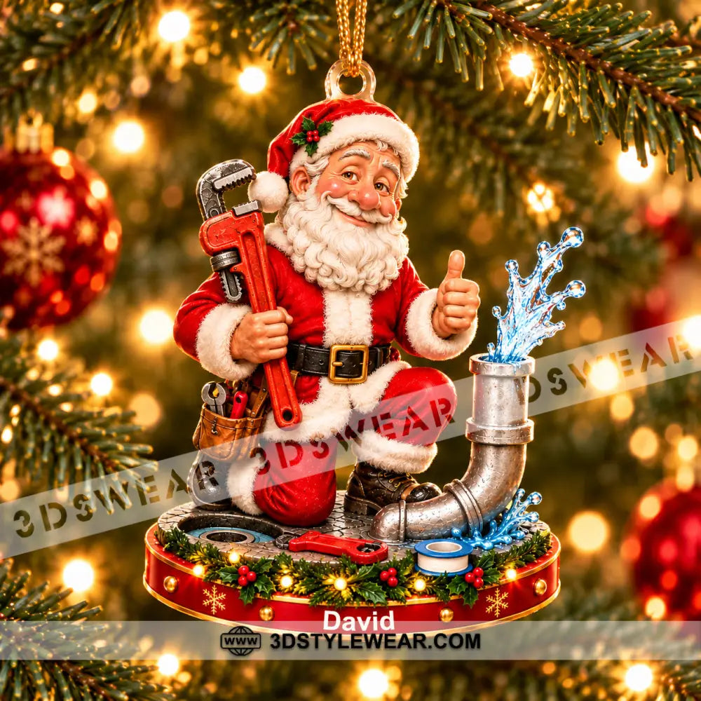 Plumber Home Decor Christmas Ornament Personalized Ornament - Ornament