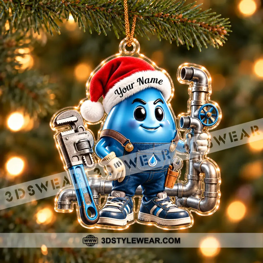Plumber Home Decor Christmas Ornament Personalized Ornament - Ornament