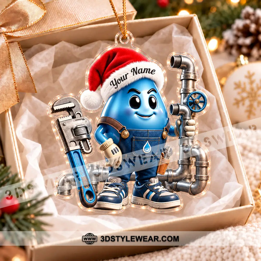 Plumber Home Decor Christmas Ornament Personalized Ornament - Ornament