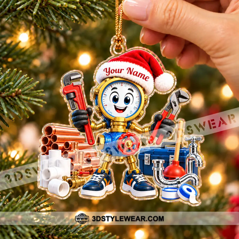 Plumber Home Decor Christmas Ornament Personalized Ornament - Ornament