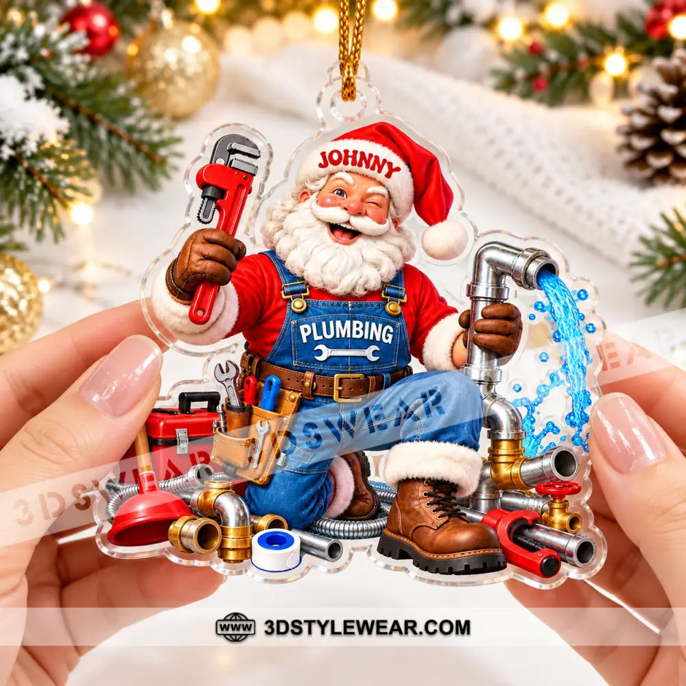 Plumbing Home Decor Christmas Ornament Personalized Ornament - Ornament