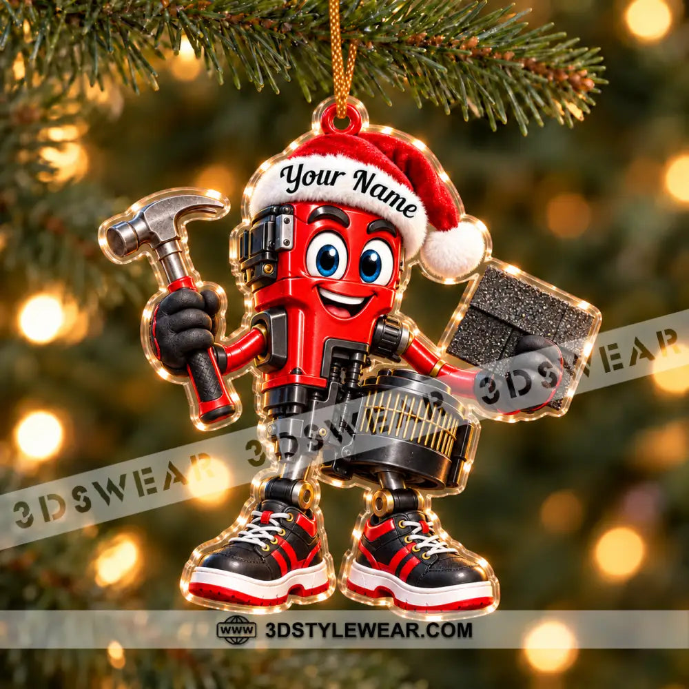 Roofer Home Decor Christmas Ornament Personalized Ornament - Ornament