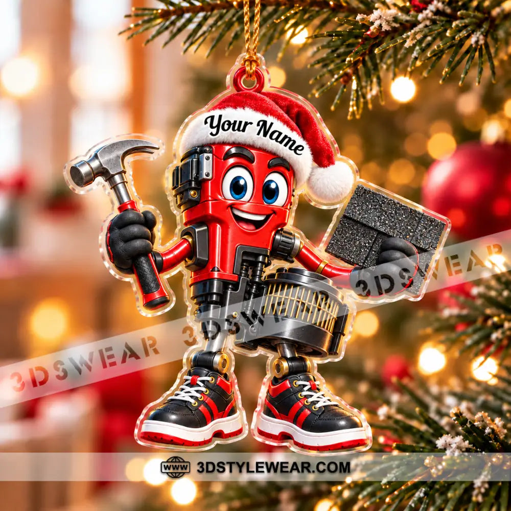 Roofer Home Decor Christmas Ornament Personalized Ornament - Ornament