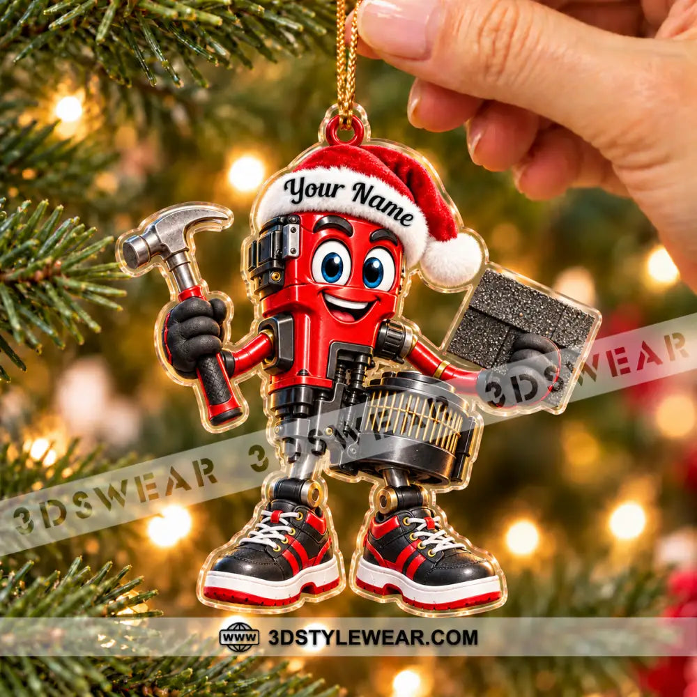 Roofer Home Decor Christmas Ornament Personalized Ornament - Ornament