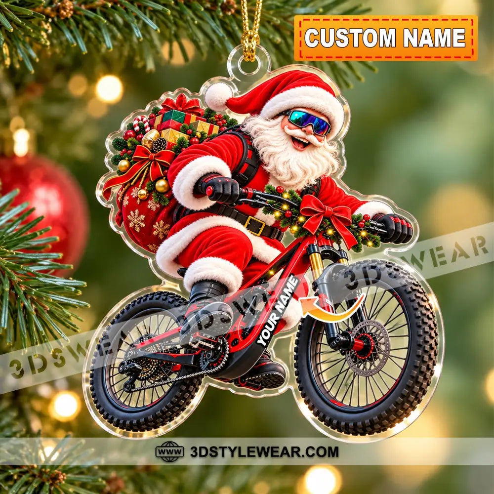 Santa Coming Home Decor Christmas Ornament Personalized Ornament - 3.54’’ / 1 Ornament - Ornament