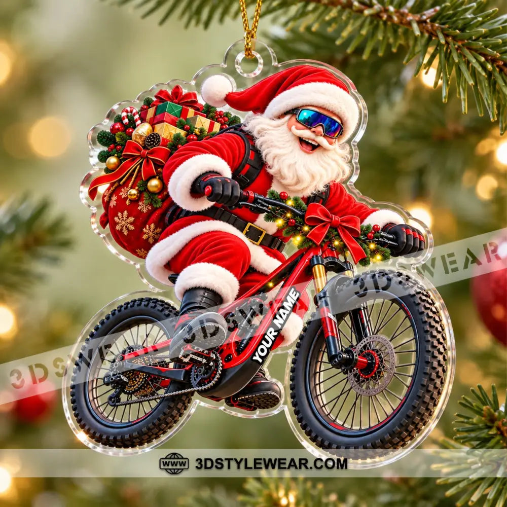 Santa Coming Home Decor Christmas Ornament Personalized Ornament - Ornament