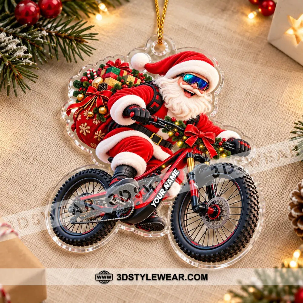Santa Coming Home Decor Christmas Ornament Personalized Ornament - Ornament