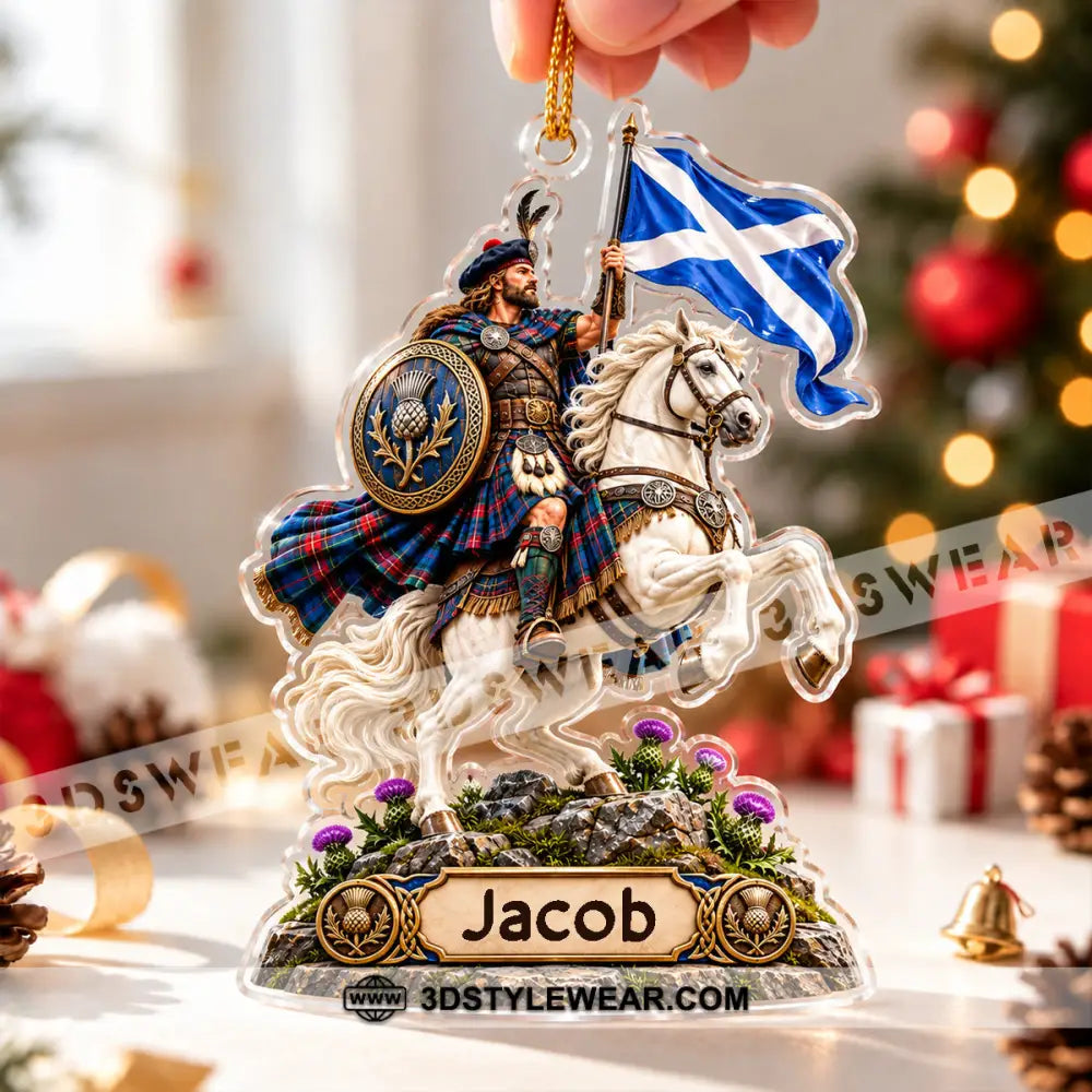 Scotland Home Decor Christmas Ornament Personalized Ornament - Ornament