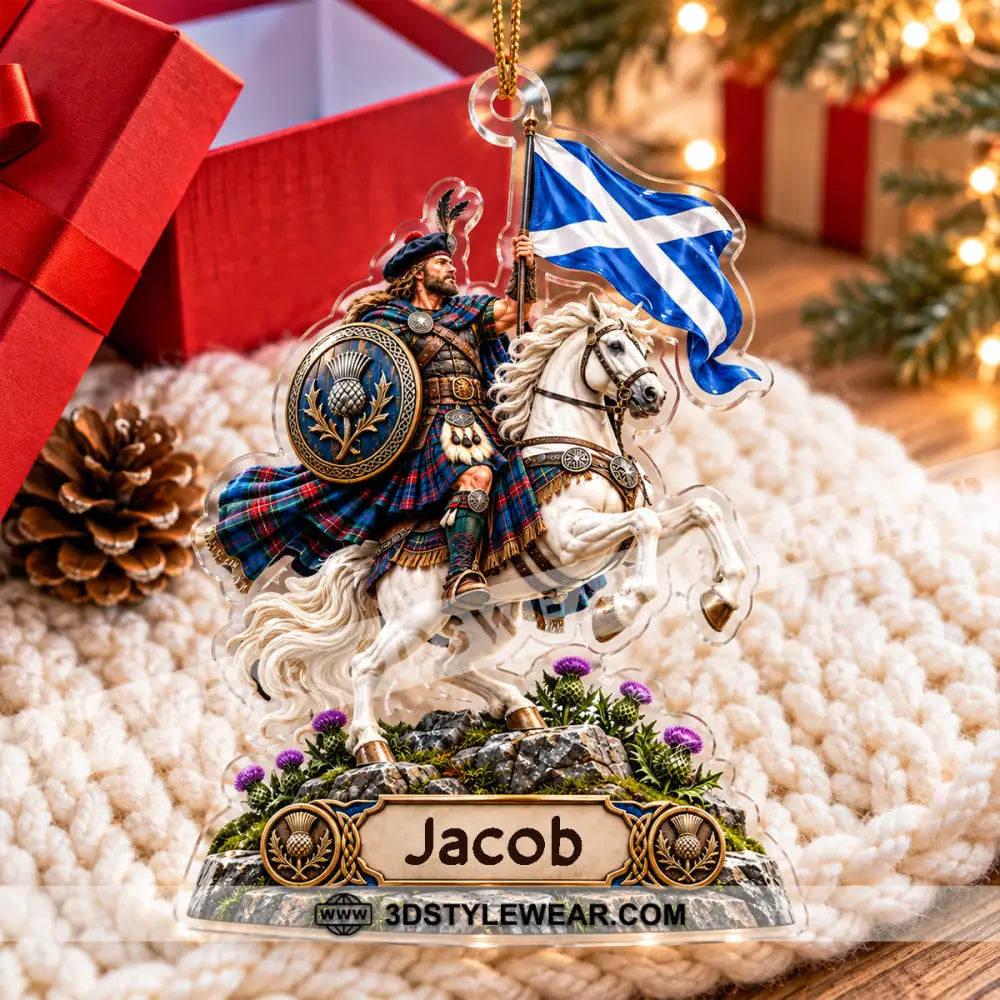Scotland Home Decor Christmas Ornament Personalized Ornament - Ornament
