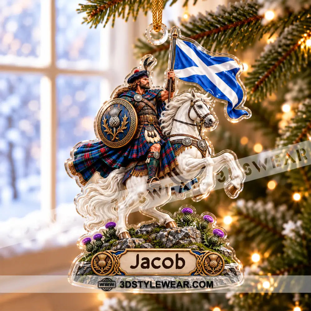 Scotland Home Decor Christmas Ornament Personalized Ornament - Ornament